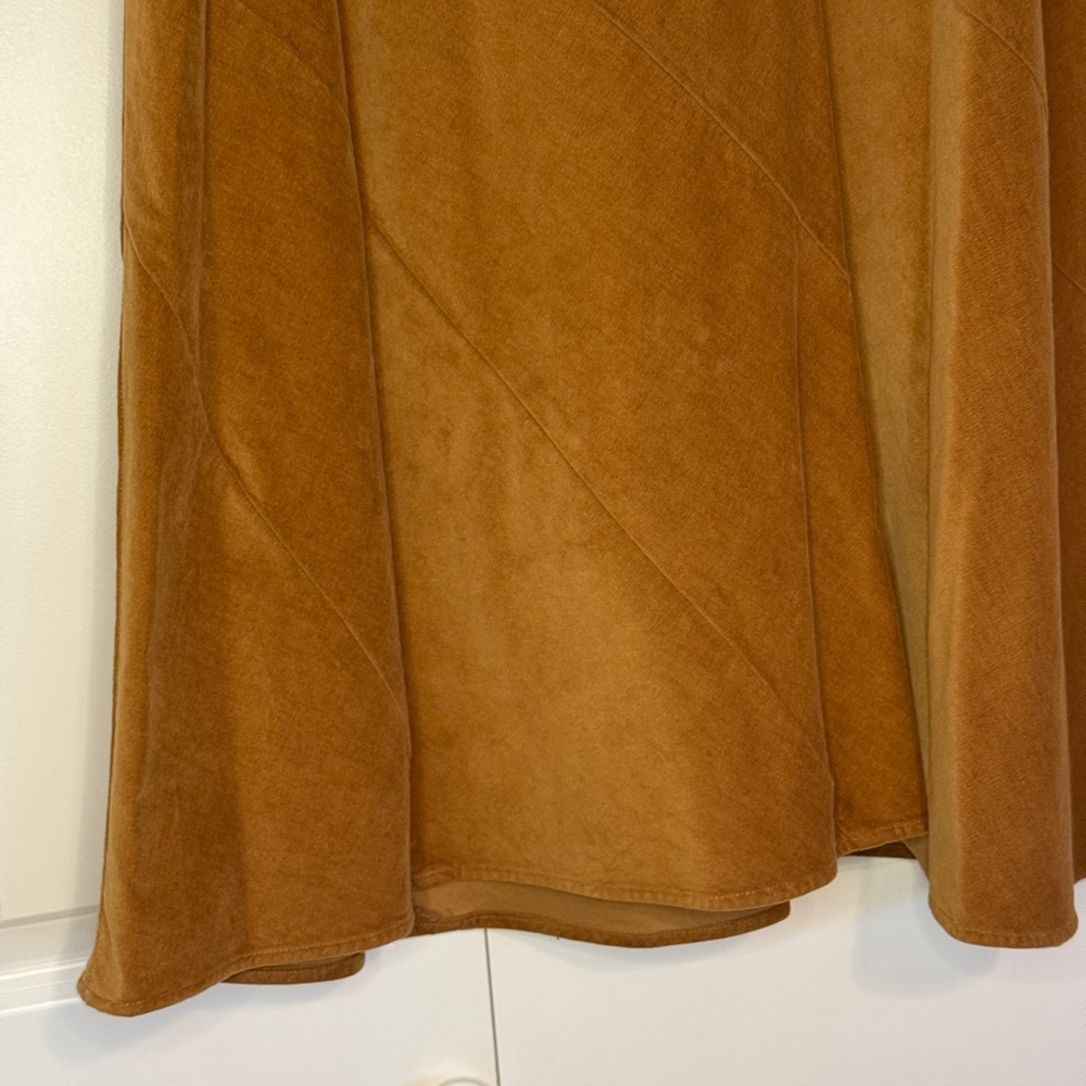 JM Collection Brown Maxi Skirt - Picture 3 of 6